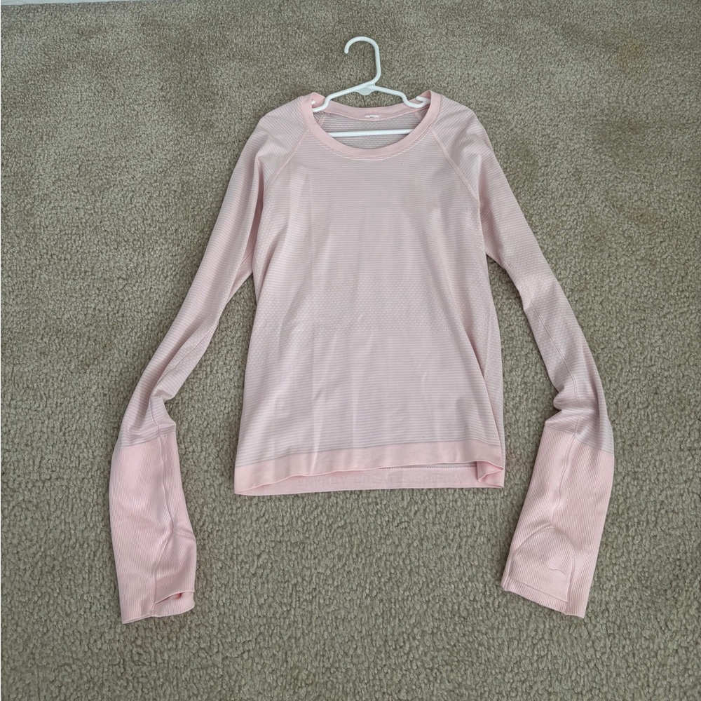 Lululemon long sleeve pink swiftly tech - Picture 1 of 2